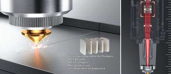 Raytools Лазерная голова CNC открытый тип нержавеющей стали волоконная лазерная резальная машина для резки
