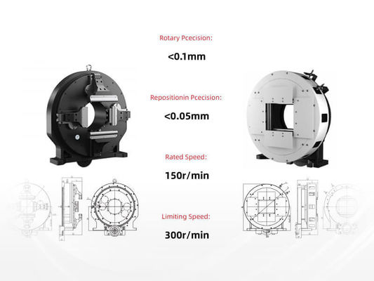 Система управления FSCUT Лазерная 3D трубная металлическая резальная машина для непрерывной работы